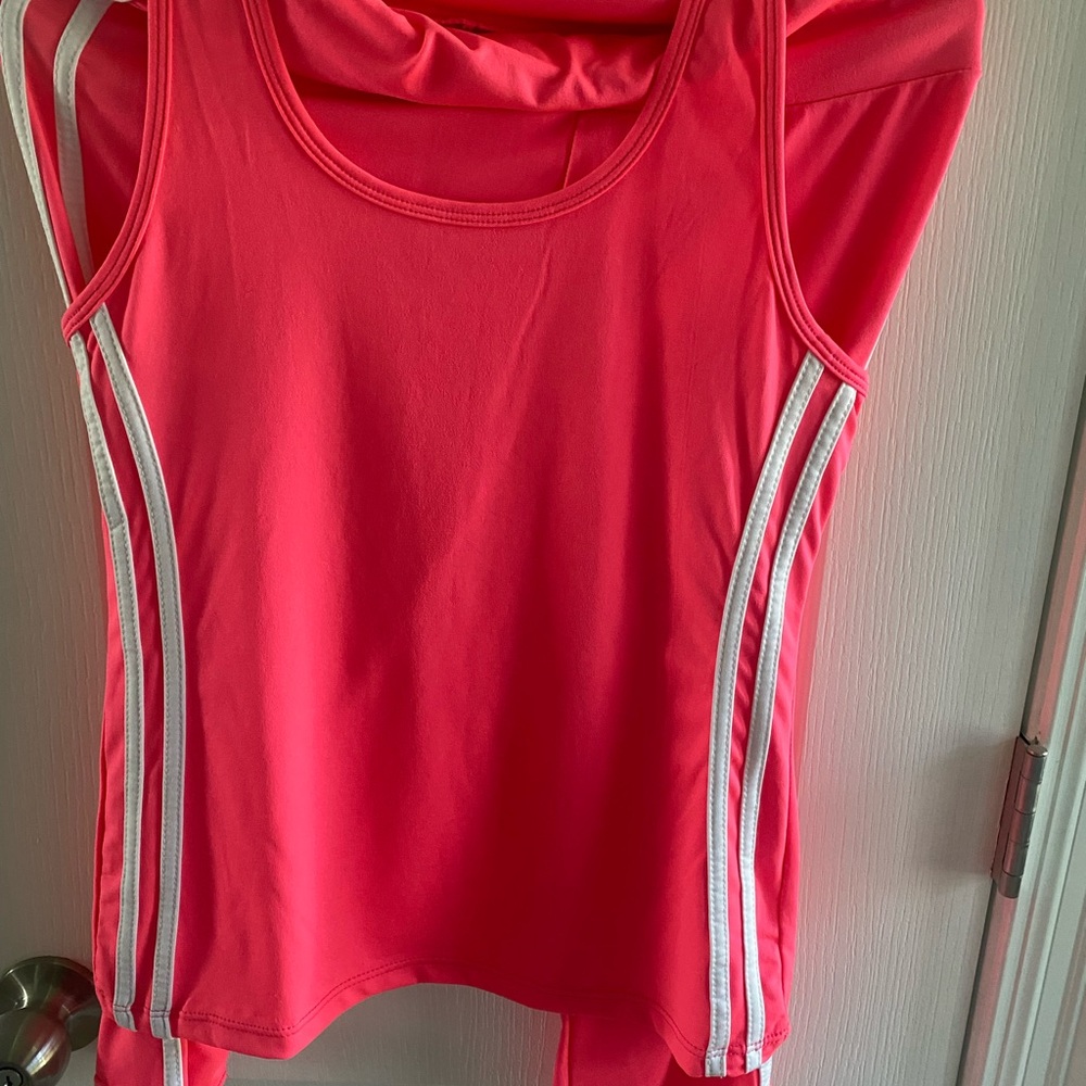 Women's Pink Athletic Tank Top